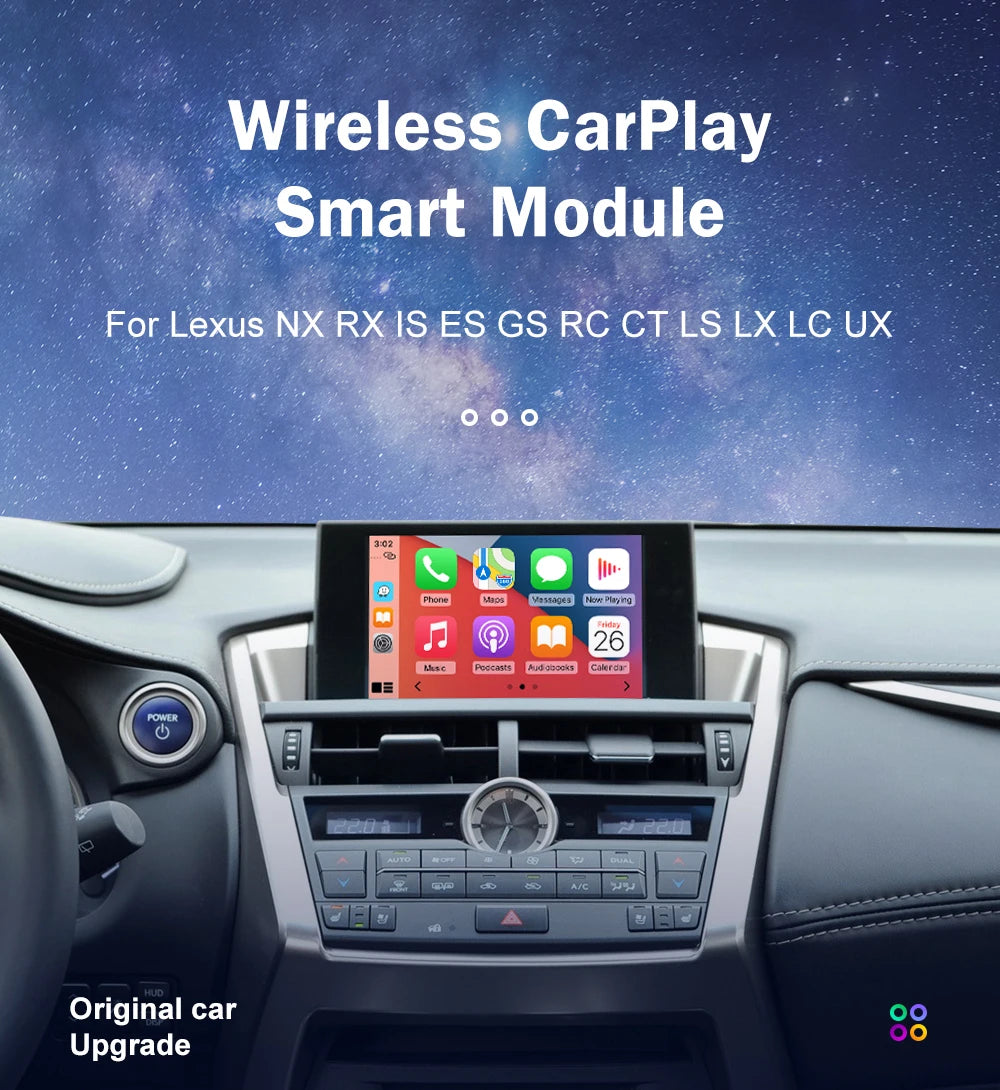 Wireless CarPlay Android Auto for Lexus 2014-2019