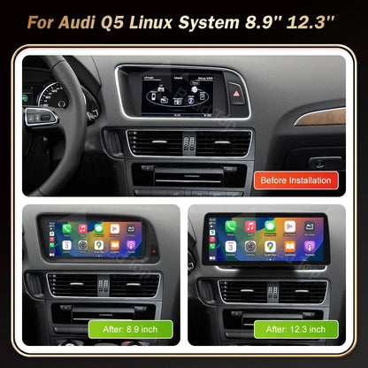 12.3' Wireless CarPlay For Audi A4 2009-20012