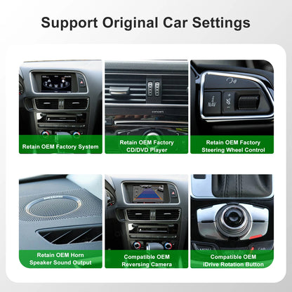 CarPlay Android Auto Interface Adapter For Audi A4 B8 A5 Q5 2009-2016