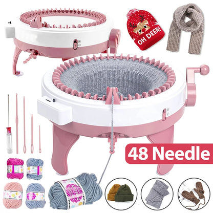 Crochet Machine w/ 48 Needles & Row Counter