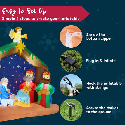 JOYFY 8 FT Christmas Inflatable