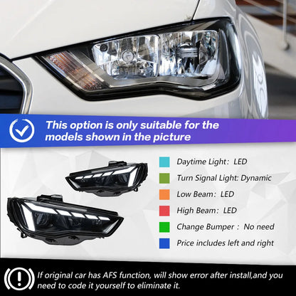 AKD Angel Eye Projector Lens for Audi A3 2013-2015