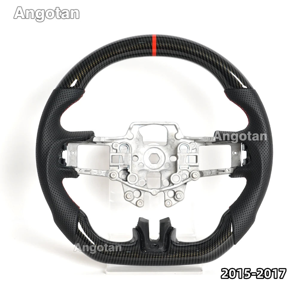 LED Carbon Fiber Steering Wheel for Ford Mustang 2015-2023