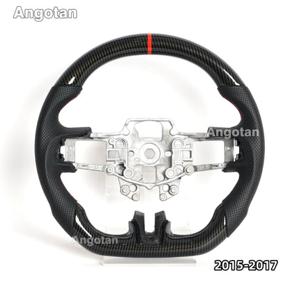 LED Carbon Fiber Steering Wheel for Ford Mustang 2015-2023
