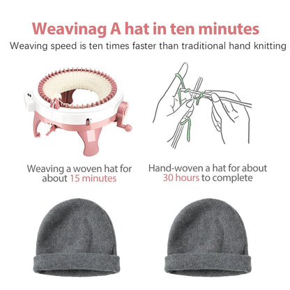 Crochet Machine w/ 48 Needles & Row Counter