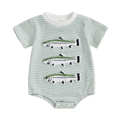1Pc Fish Onesie 3-18m