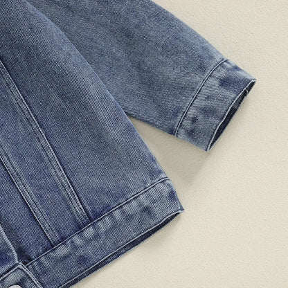 Big Sister Stitched Jean Jacket 18M-5T