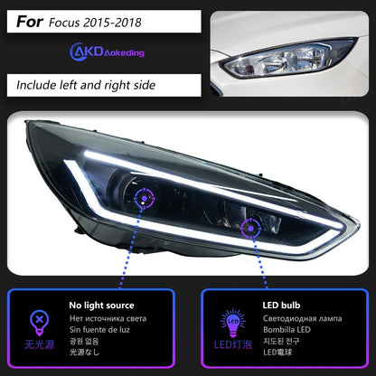 2015-2018 Focus LED Xenon Headlights