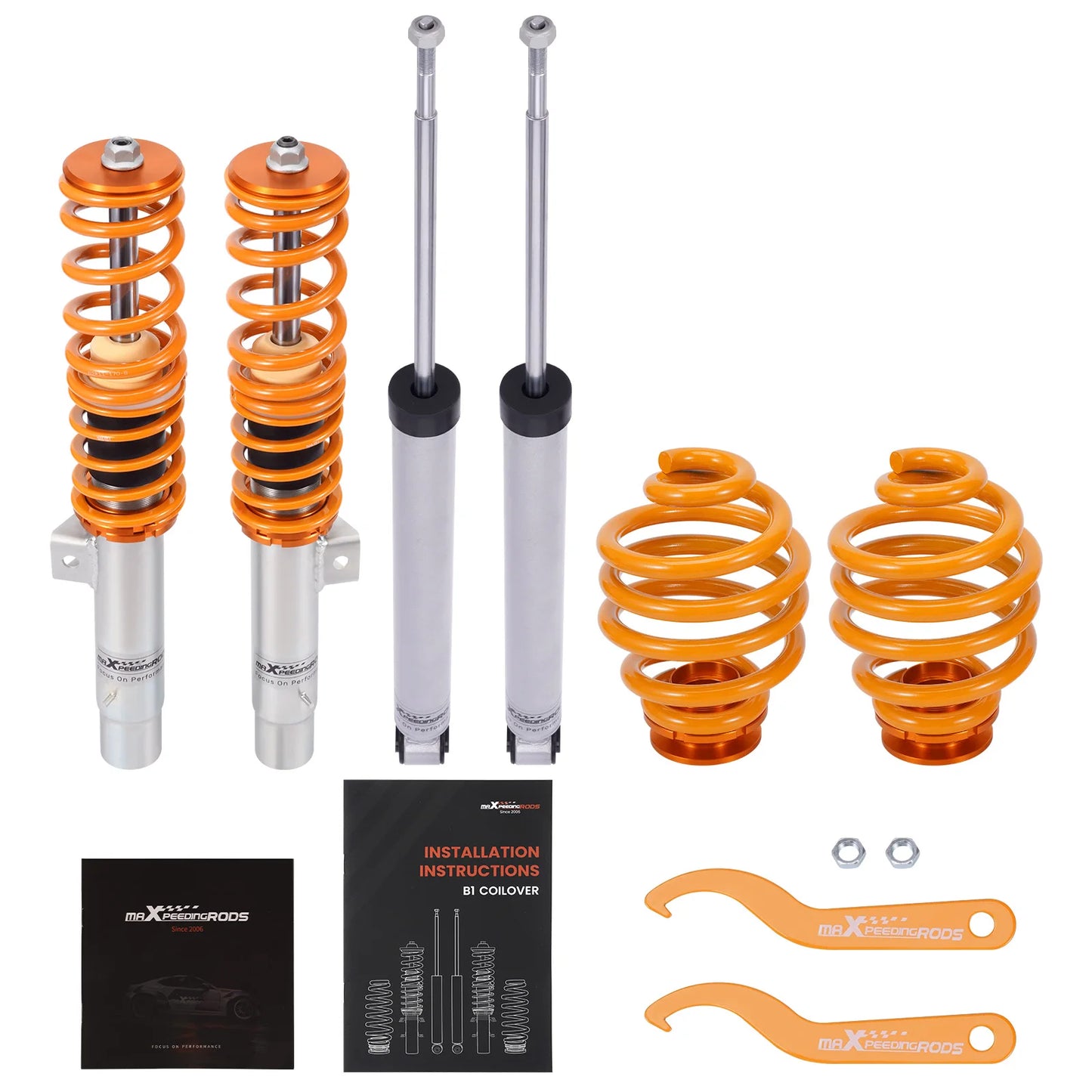 Adjustable Coilovers Suspension Kit For 3 series E46
