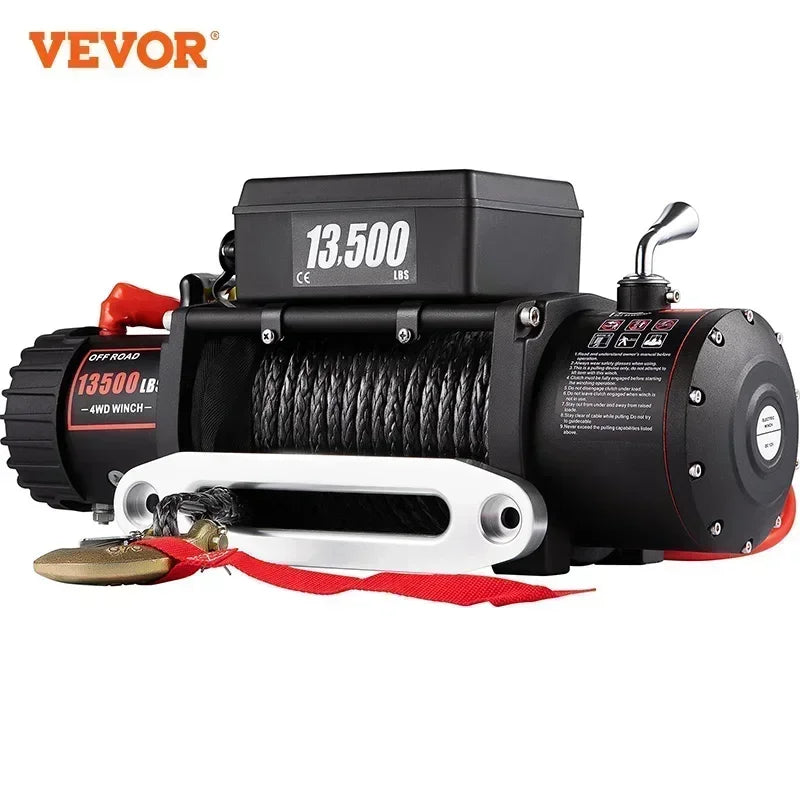 13500LBS Electric Winch 12v 27M/92FT Hoist for 4X4 Car Trailer ATV Truck Off Road Boat