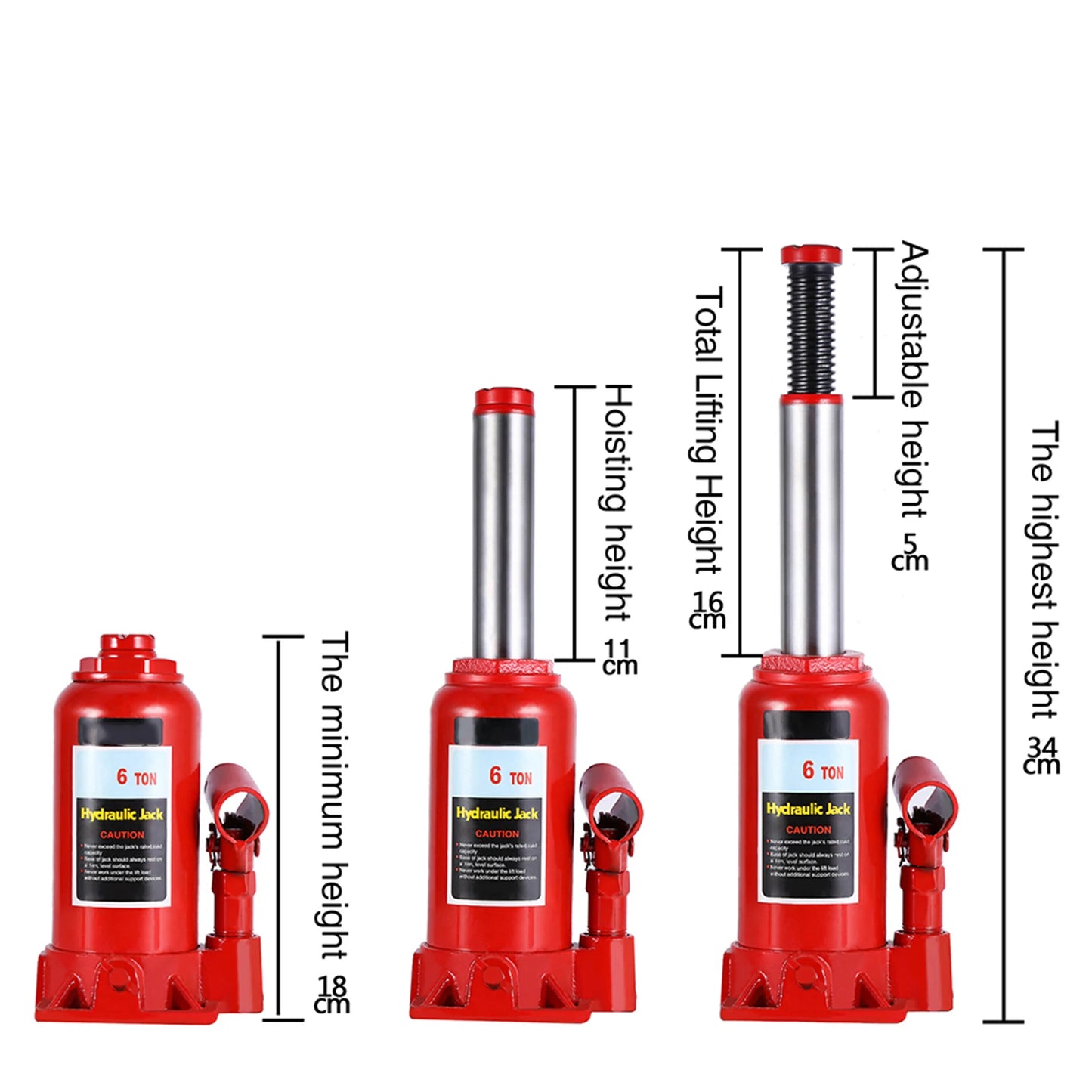 6Ton Hydraulic Bottle Jack