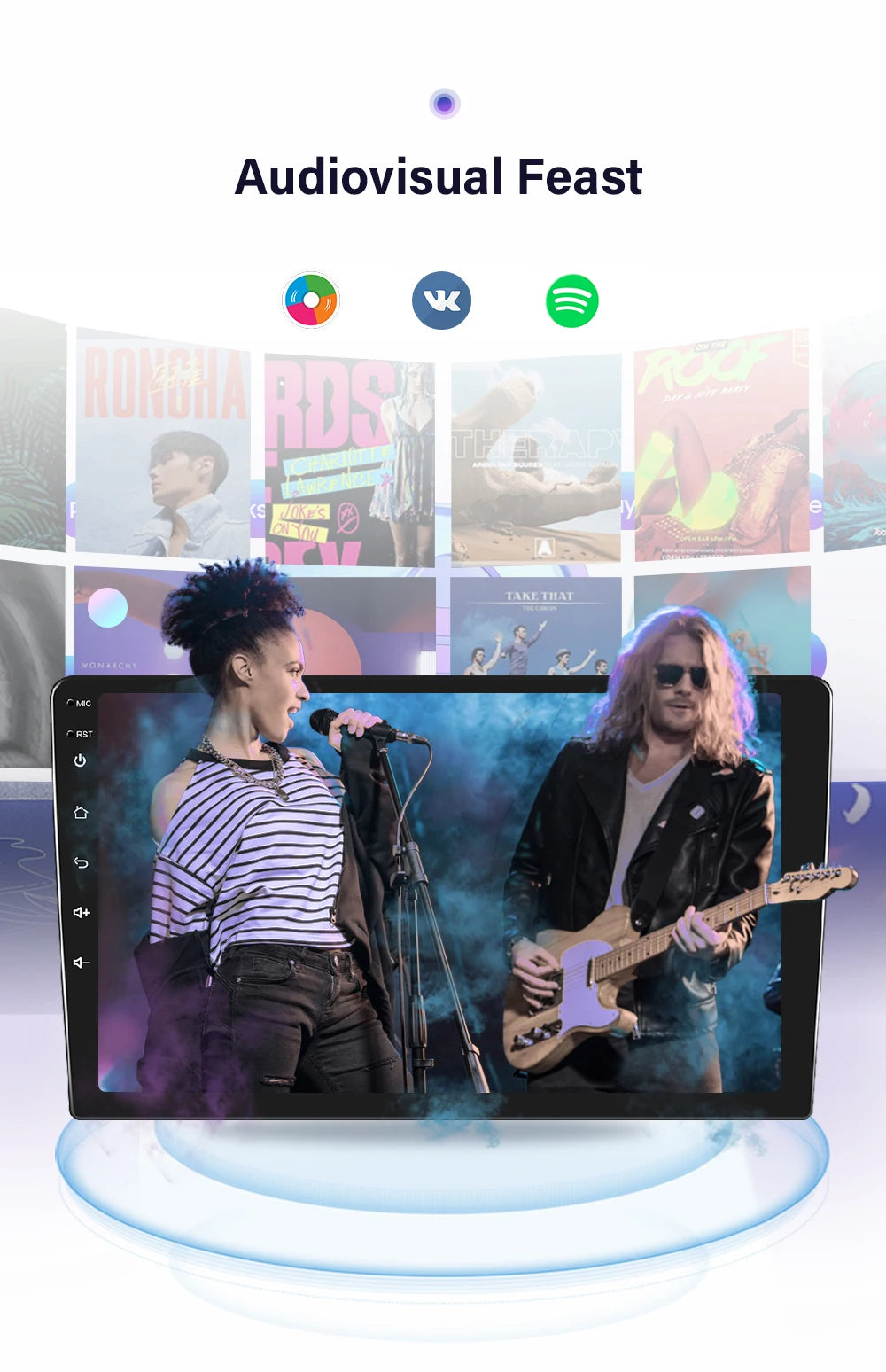 CarPlay Android Auto radio For Audi TT MK2 8J 2006-2014