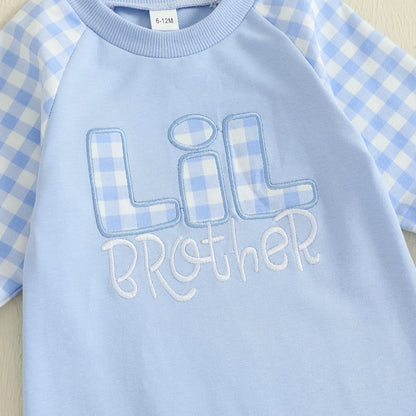 1Pc Lil Brother Onesie 3-24m