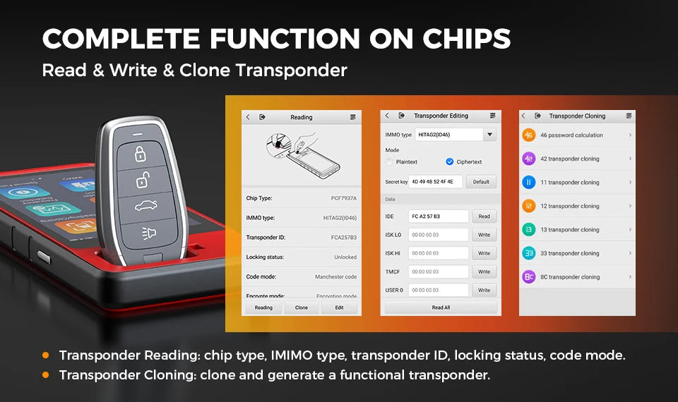 Autel MaxiIM KM100 Key Fob Programmer Immobilizer