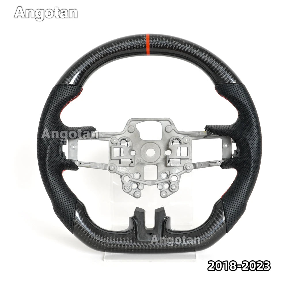 LED Carbon Fiber Steering Wheel for Ford Mustang 2015-2023