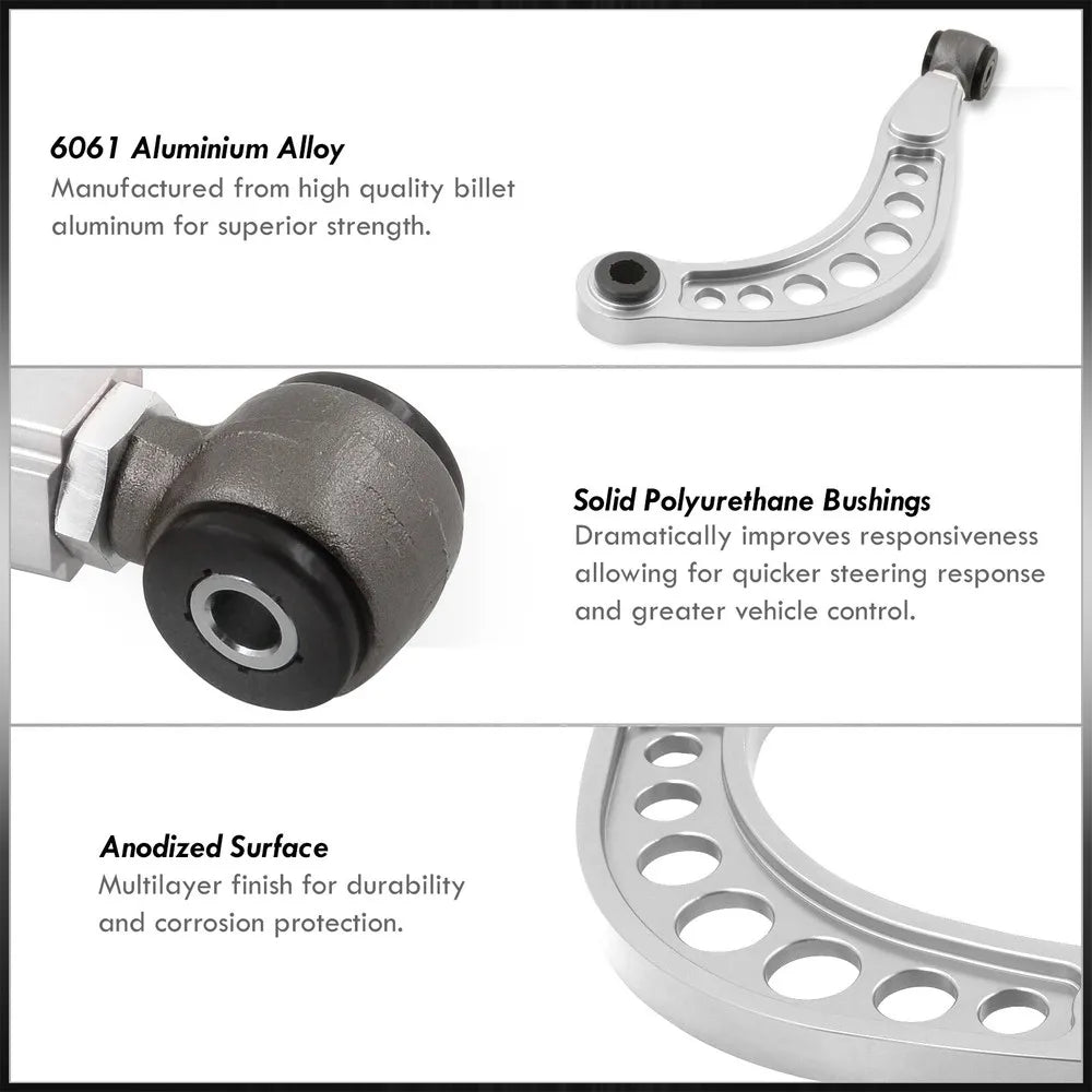 2PCS Adjustable Rear Upper Camber Control Arms Kit for Honda Civic 2006-2011