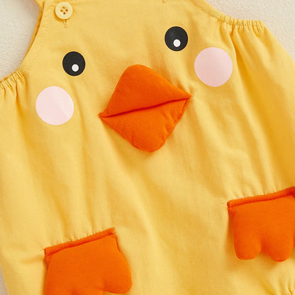 1Pc Duck Overalls 9M-4T