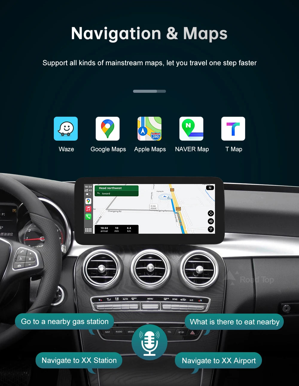 12.3 inch Ultra-thin Screen for Mercedes-Benz 2015-2018
