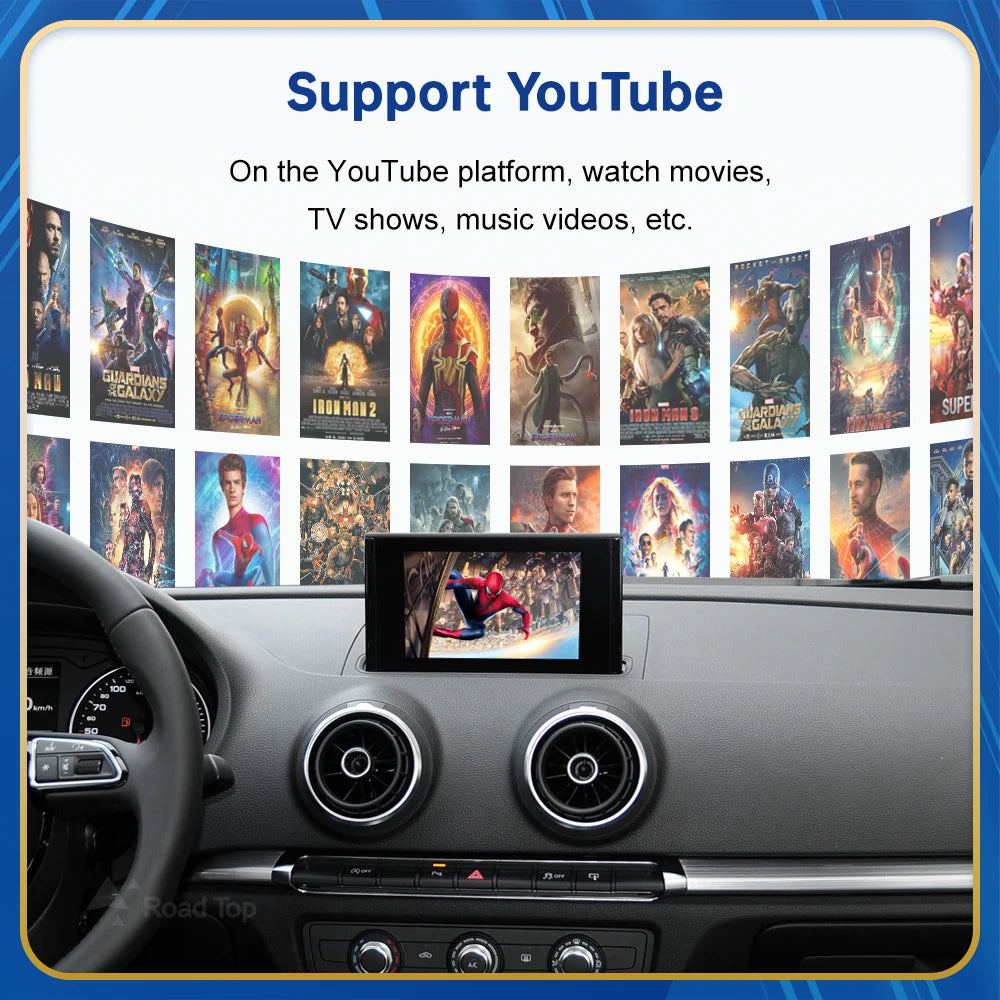 Carplay Wireless Android Auto interface For Audi A3 S3 2013-2018