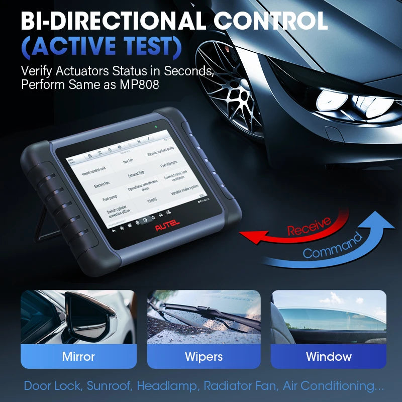 Autel MK808S Automotivo OBD2 Scanner