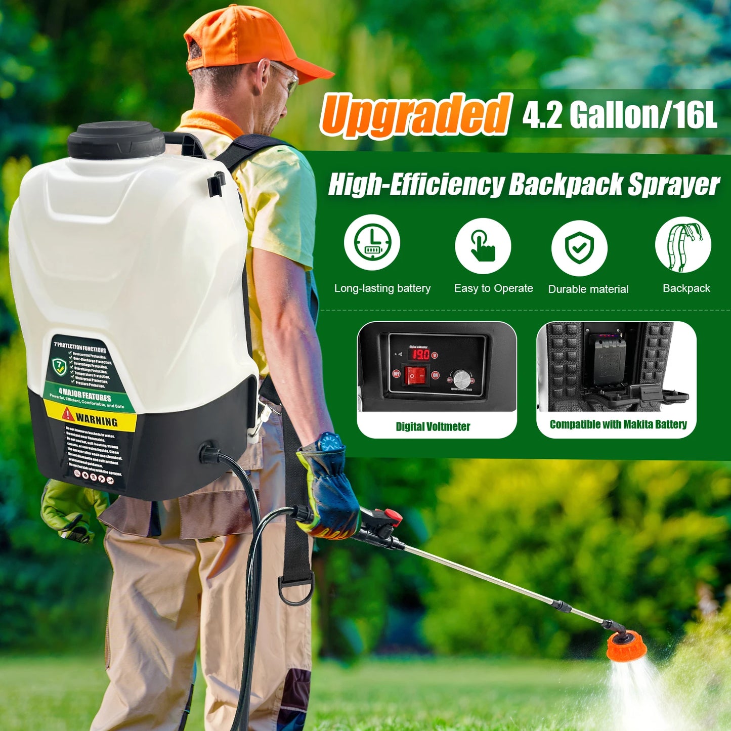 4 Gallon Backpack Sprayer