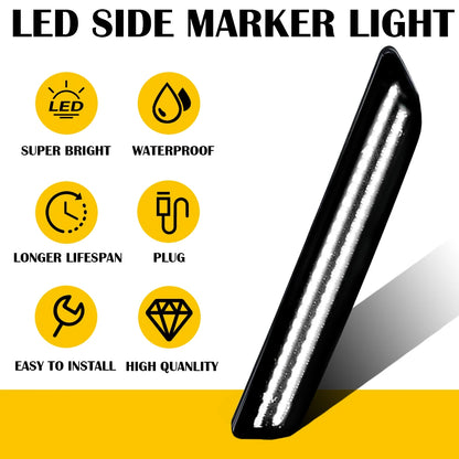 LED Side Marker Lights For Ford Mustang 2010-2014