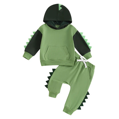 2Pc Dinosaur Sweat Set 12m-4T