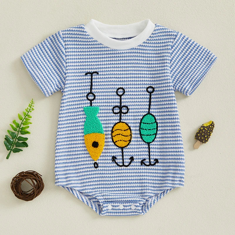 1Pc Fish Onesie 3-18m
