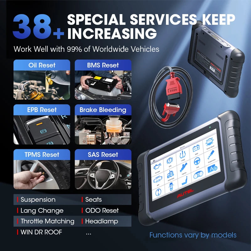 Autel MK808S Automotivo OBD2 Scanner