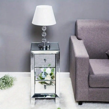Mirrored Nightstand