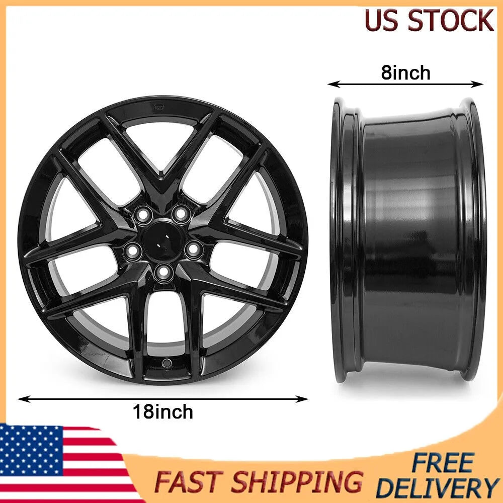 18 x 8 inch Replacement Black Rim for Honda Civic 2016-2024