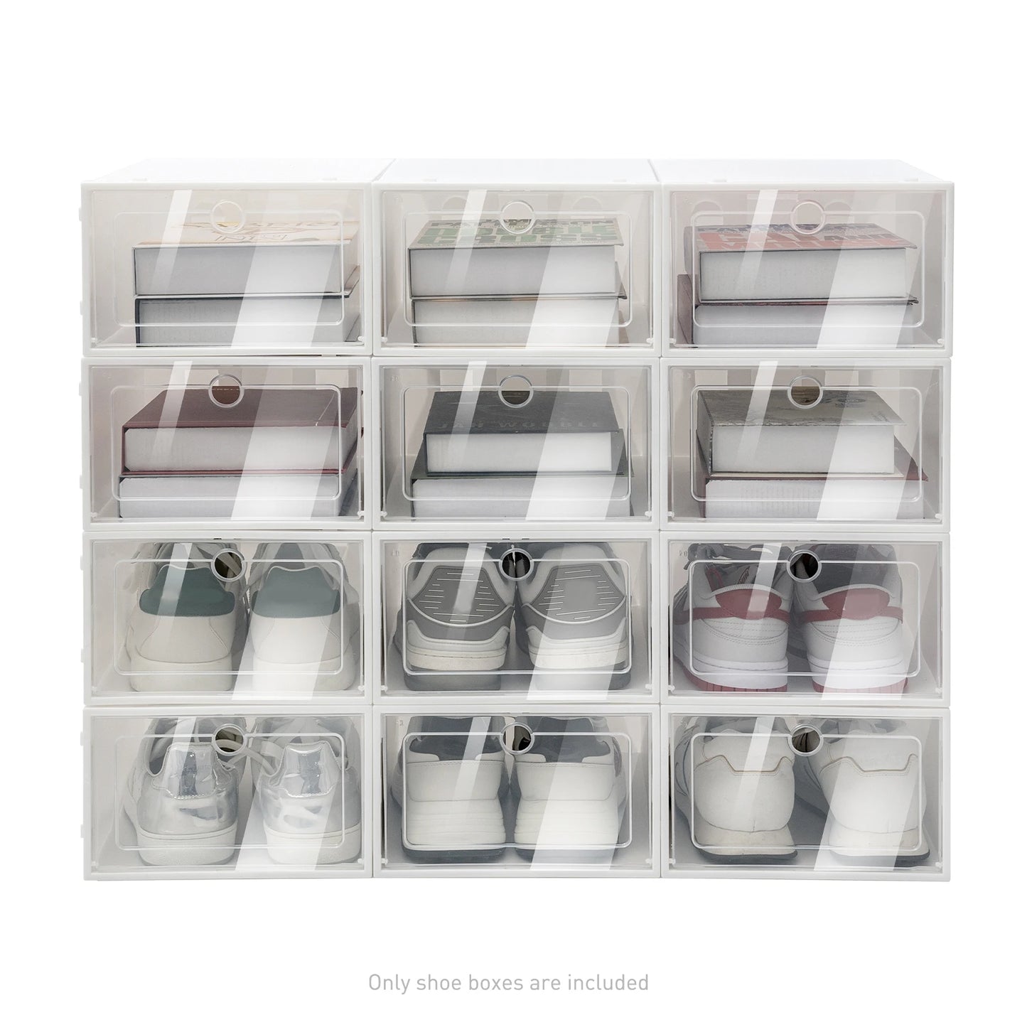 20 Transparent Shoe Boxes