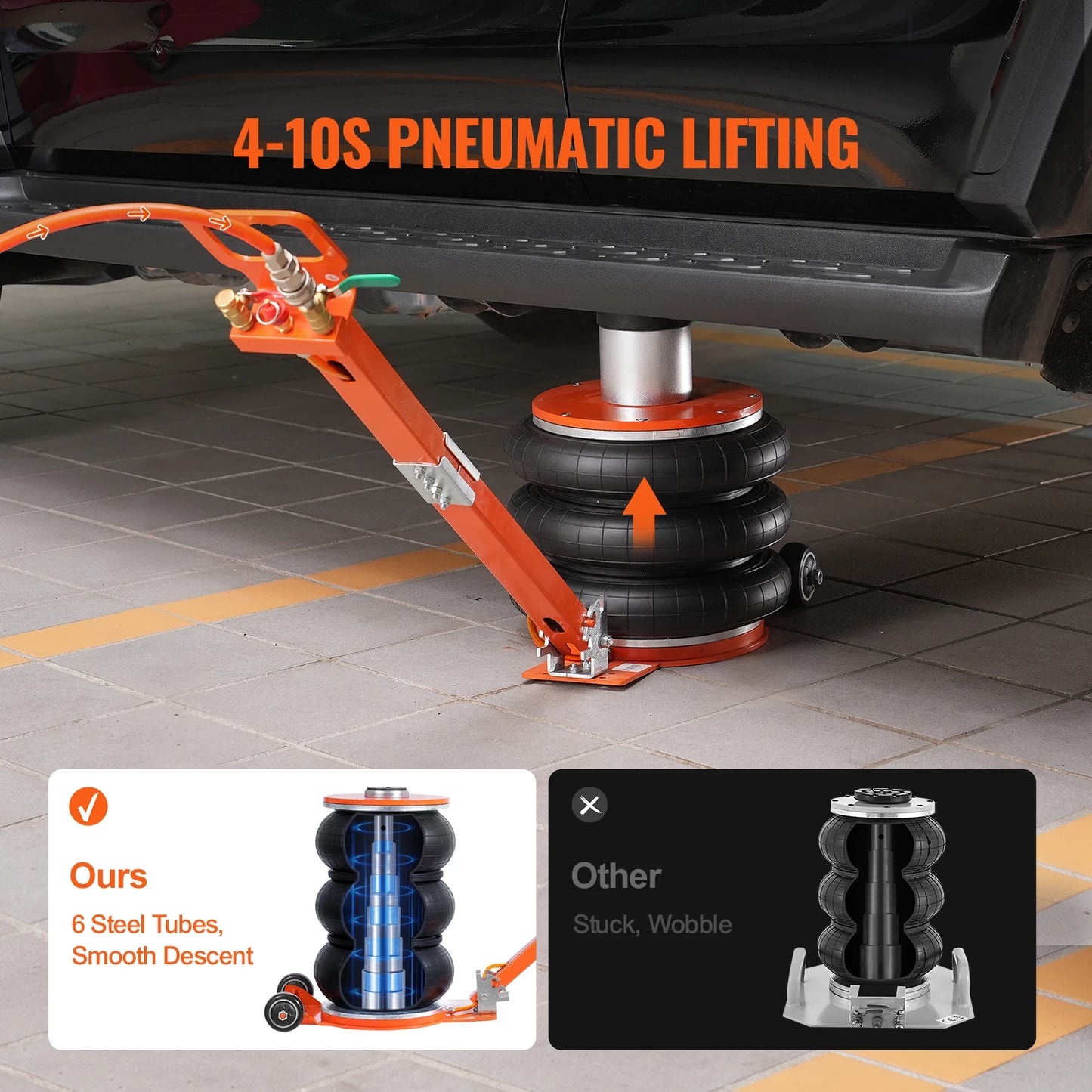 Air Jack 3/5 Ton Pneumatic Lifting Jack