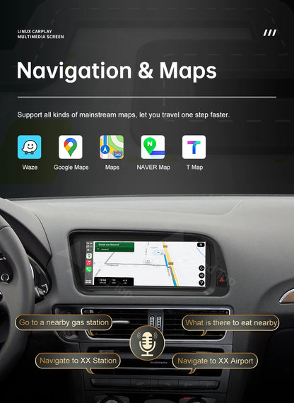 12.3' Wireless CarPlay For Audi A4 2009-20012