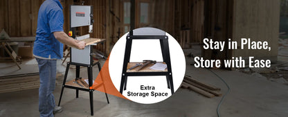 10/14Inch Band Saw 2-Speed Continuously Viable Benchtop Bandsaw