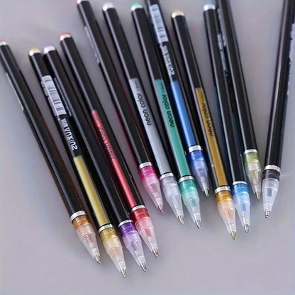 Sparkle Gel Pen Set with Fine Tip 48-Colors