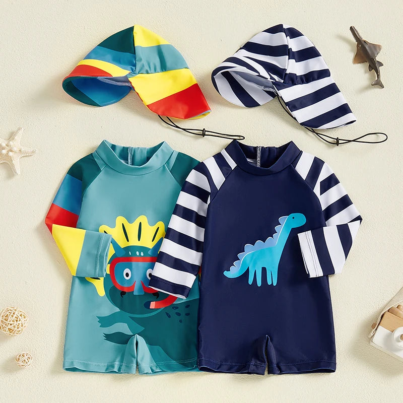 1Pc Funny Dino Onesie 0-2T
