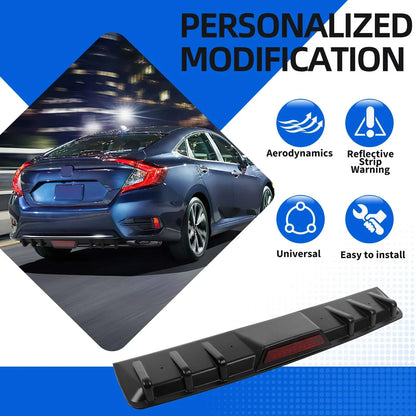 Universal Fin Rear Bumper Lip For Audi