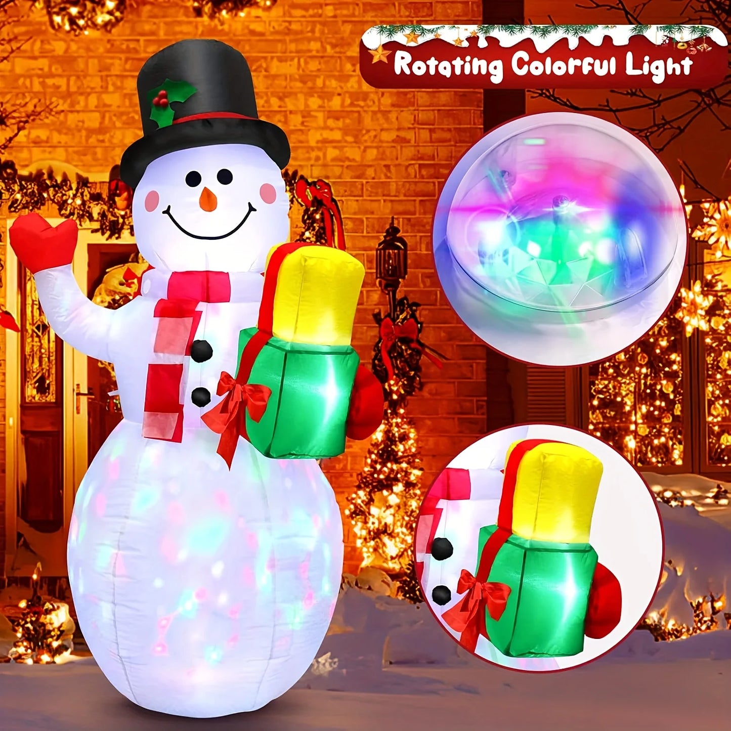 5FT Inflatable Snowman