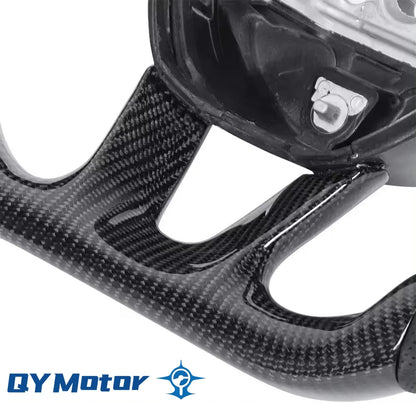 Carbon Fiber Steering Wheel For Dodge Challenger Charger SRT HELLCAT 2015‑2022