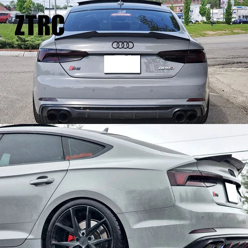 Carbon fiber Rear Spoiler For AUDI A5 S5 RS5  2016-2024
