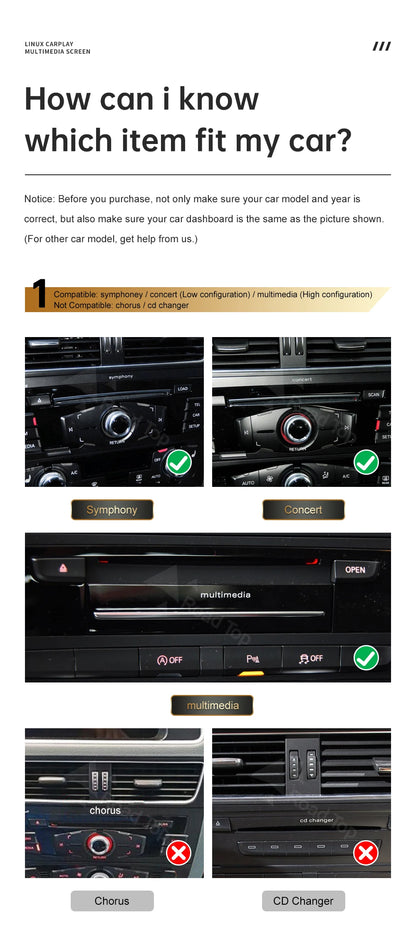 12.3' Wireless CarPlay For Audi A4 2009-20012