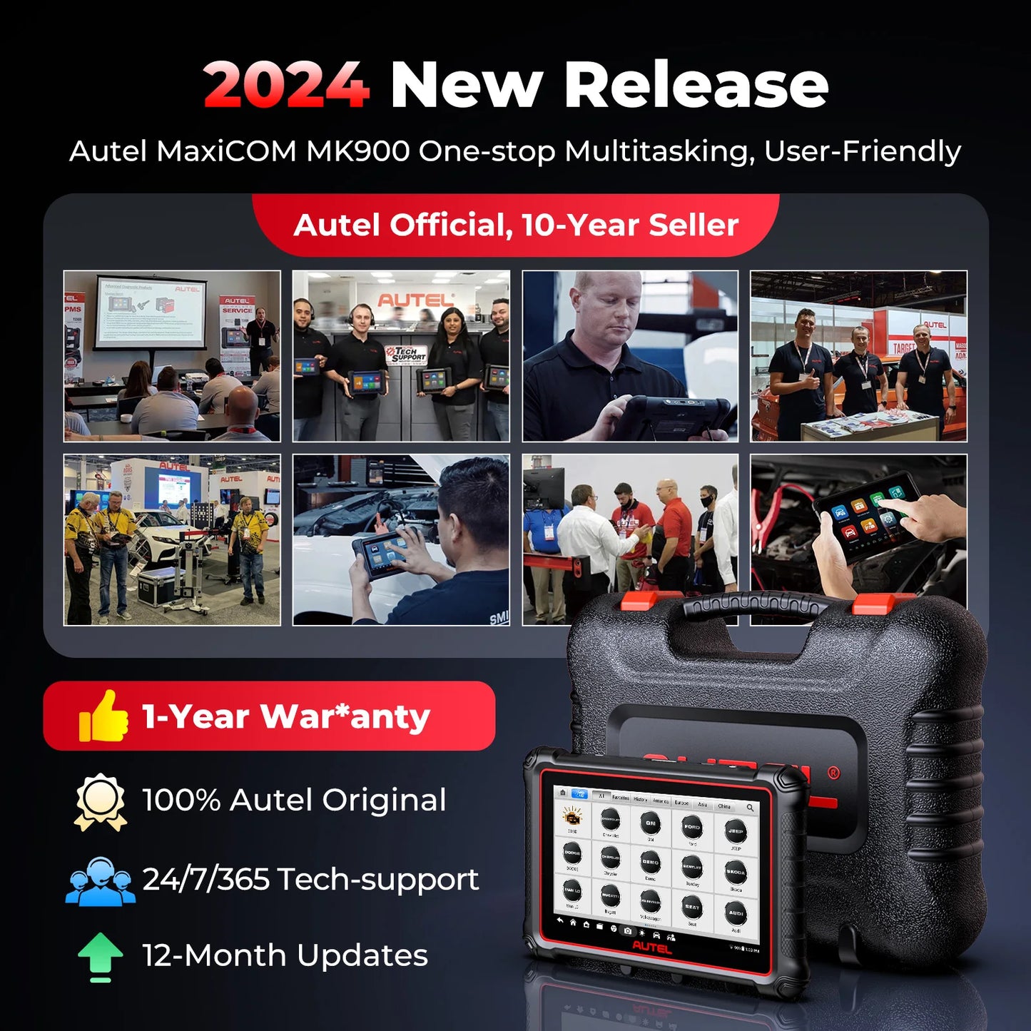 Autel MaxiCOM MK900 OBD2 Scanner