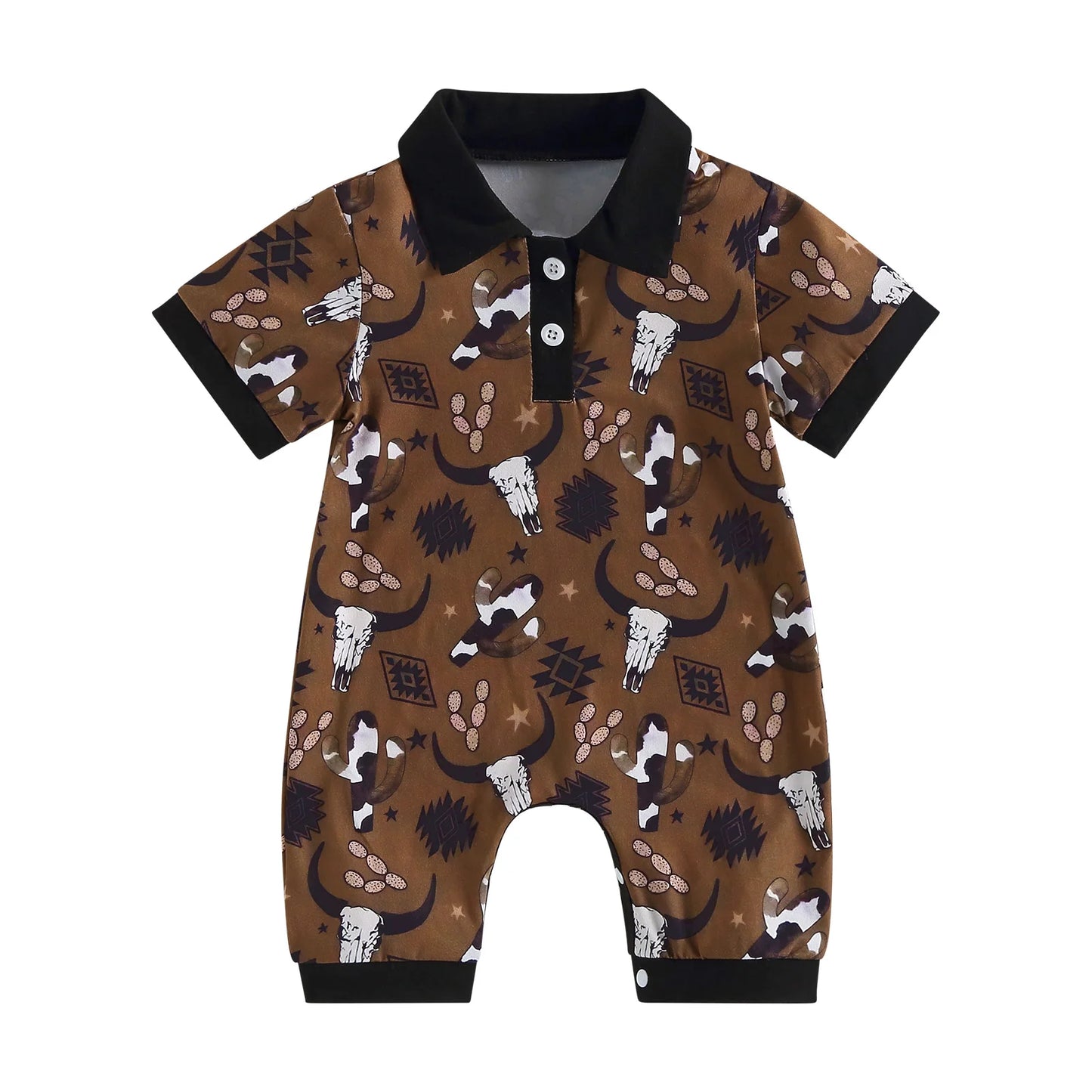 1Pc Wild Western Onesie 3-18M