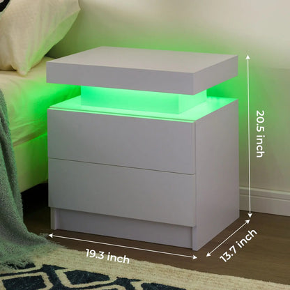 Set Of LED Nightstands