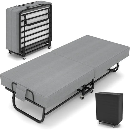Folding Bed with Mattress
