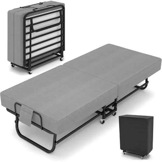 Folding Bed with Mattress