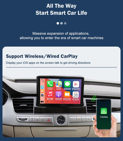 Wireless CarPlay Android Auto Interface for Audi A8 2012-2018,