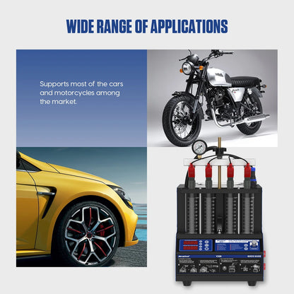 MR CARTOOL V308 Car Fuel Injector Cleaner and Tester