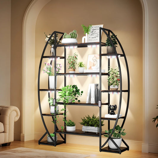 Exquisite Indoor Plant Stand Rack with Grow Lights